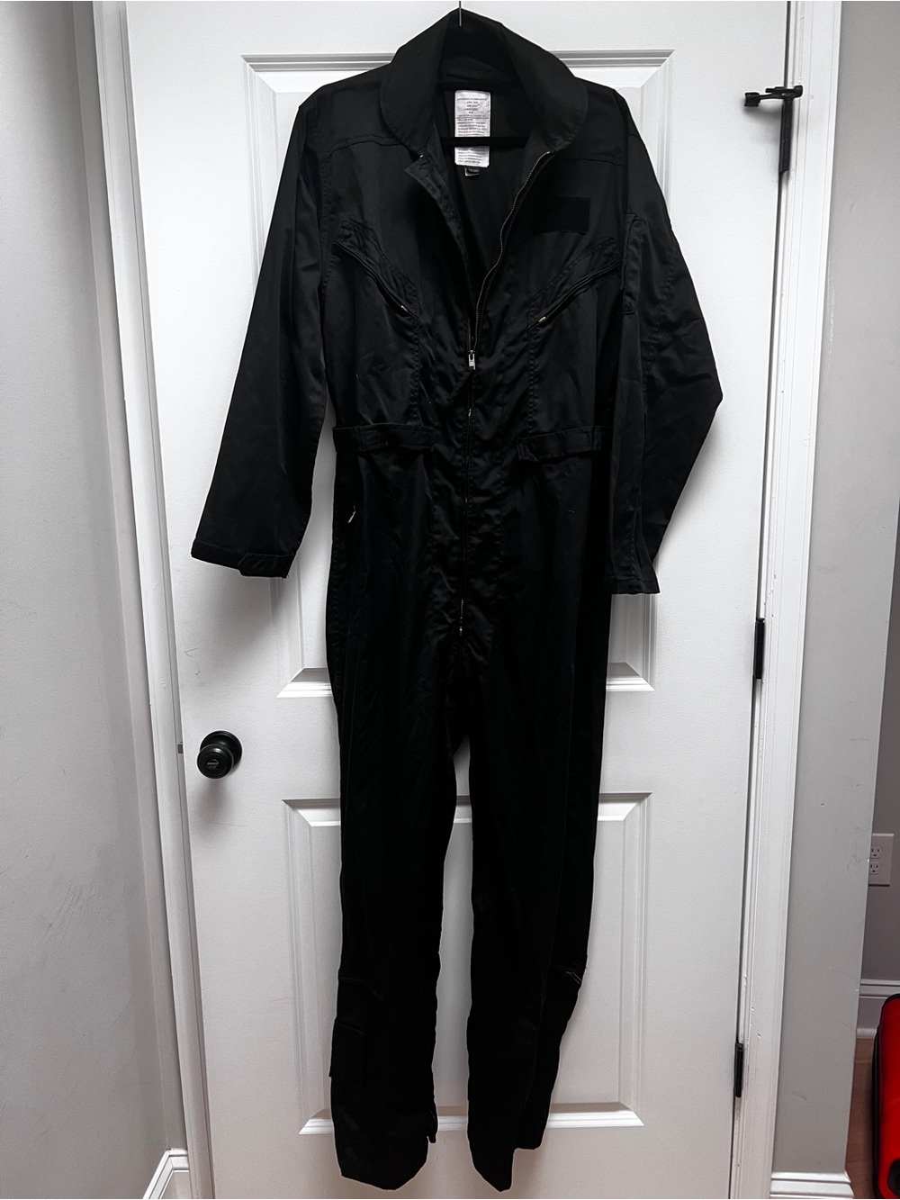 Tru-Spec CWU-27/P Flight Suit Coverall | Black | Large Long | Military Tactical